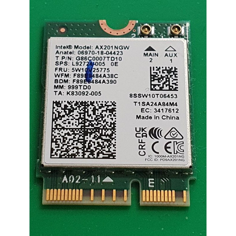 Carte wifi Lenovo 15itl6