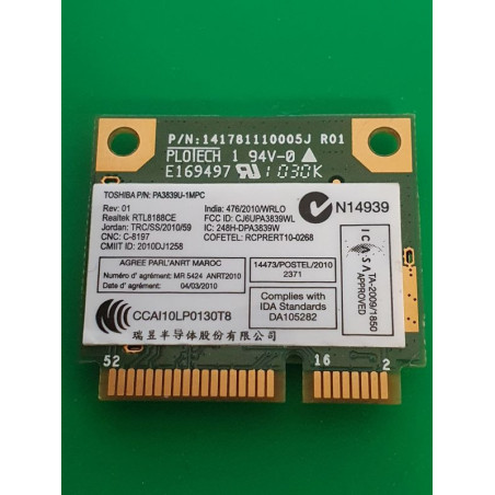 Carte wifi Toshiba l875