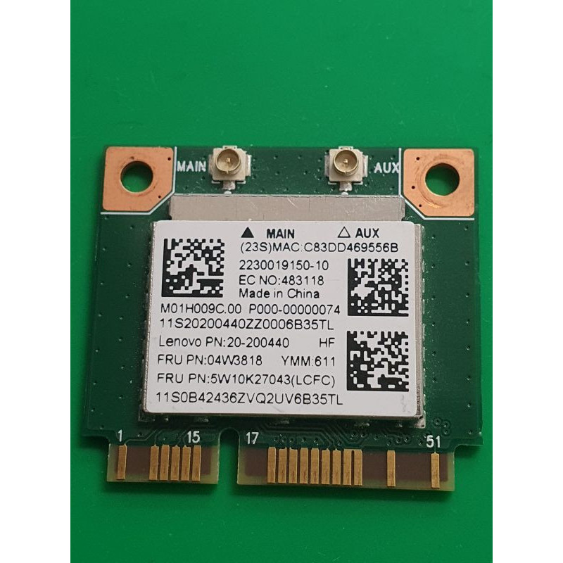 Carte wifi Lenovo 100-15ibd