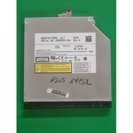 Asus – Lecteur DVD Asus X71SL – pièce détachée PC portable