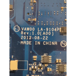 Carte Mère VAW00 LA-9104P Celeron 887 4Go RAM pour Dell Inspiron 3521