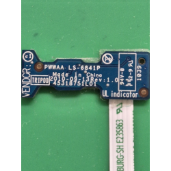 Bouton d'alimentation LS-6841P 45318751L01 pour Toshiba Satellite C660