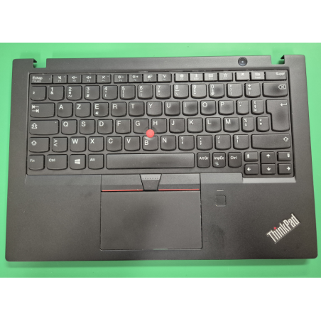 Clavier Français noir pour Lenovo Thinkpad x280. vue de face.