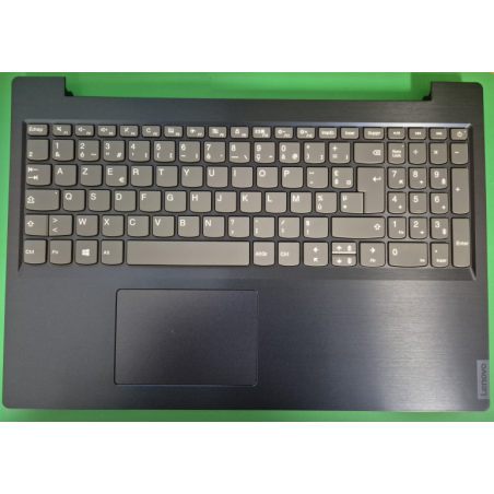 Clavier français bleu pour Lenovo L3-15iml05. Vue de face.