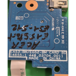 Carte bouton power 448.03704.0011 pour ordinateur Acer ES1-512