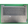 Clavier Français gris pour Lenovo Thinkbook 14 g2 itl. vue de face.