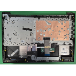 Clavier Français gris pour Lenovo v15 g1 iml. vue de derrière.