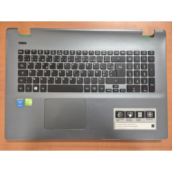 Clavier azerty EAZYW00102A pour acer E5-771G|Gris-argent| MYPCSTORE