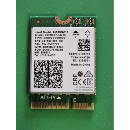 Carte wifi Lenovo ideapad 3-17iml05