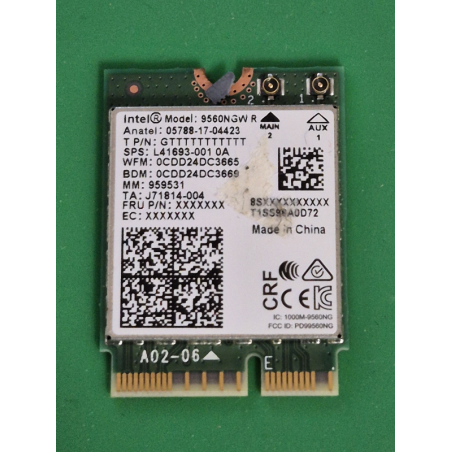 Carte wifi HP x360 12b-ca