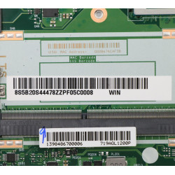 Lenovo – Carte mère Ideapad 3-15ADA05 – 5B20S44478 – pièce détachée PC portable