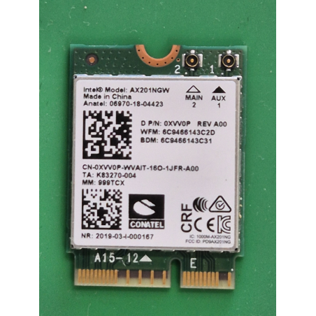 Carte wifi Dell Inspiron 7706 2 en 1