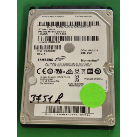 Samsung – HDD Samsung ST1000LM024 – pièce détachée PC portable