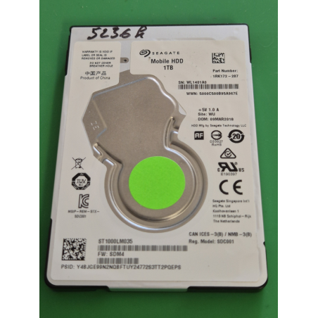 Disque dur Seagate 1to