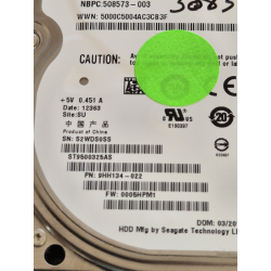 Disque Dur HDD occasion 2.5" 500 Go Seagate ST9500325AS (S2WDS0SS)