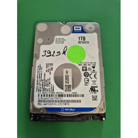 Marque inconnue – Disque dur western digital 1to – pièce détachée PC portable