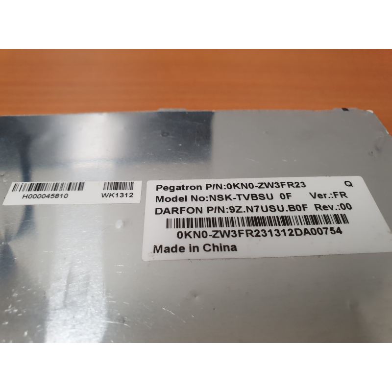 Clavier AZERTY Français Original Pour Toshiba Satellite Pro L870 - Neuf, Couleur Blanc