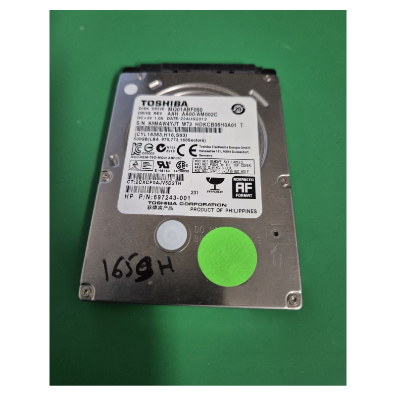 HDD Toshiba MQ01ABF050