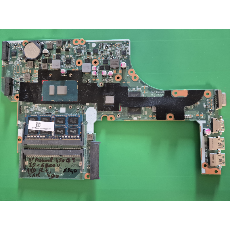Carte Mère DA0X63MBH1 i5-6200U 8Go AMD R7 M340 pour HP ProBook 450 G3
