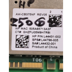Carte Wi-Fi Realtek RTL8822CE L44796-005 pour HP 250 G8 – Dual Band AC