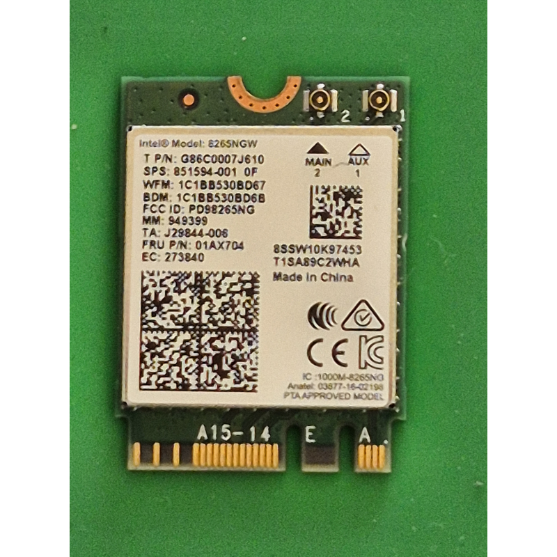 Carte Wi-Fi HP ProBook 470 G5