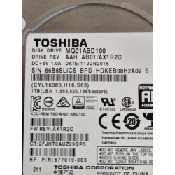 Disque Dur 2.5 pouces Toshiba MQ01ABD100 SATA 1To pour Boîtier Externe