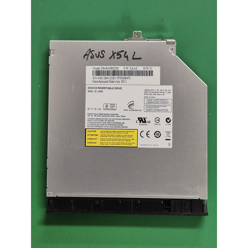 Asus – Lecteur DVD Asus X54L – pièce détachée PC portable