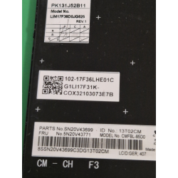 Clavier QWERTZ Rétro-Éclairé 5N20V43771 pour Lenovo ThinkPad T14 Gen 1