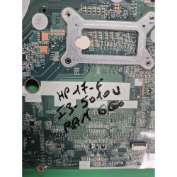 Carte mère 802812-501 Intel i3-5010u avec 6 Go de RAM pour HP 17-F