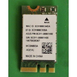 Carte Réseau Wi-Fi Atheros 0C011-00061H00 pour ordinateur Asus X540BA