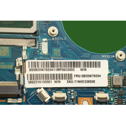 Lenovo – Carte mère Ideapad S540-14IML Touch – 5B20W78204 – pièce détachée PC portable