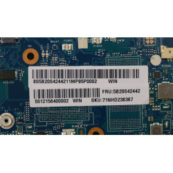 Lenovo – Carte mère Ideapad S340-14IWL – 5B20S42442 – pièce détachée PC portable