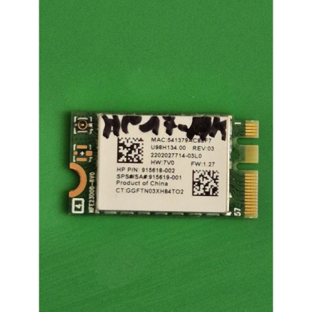 HP – Carte Wi-Fi HP 17-AK – 915618-002 – pièce détachée PC portable
