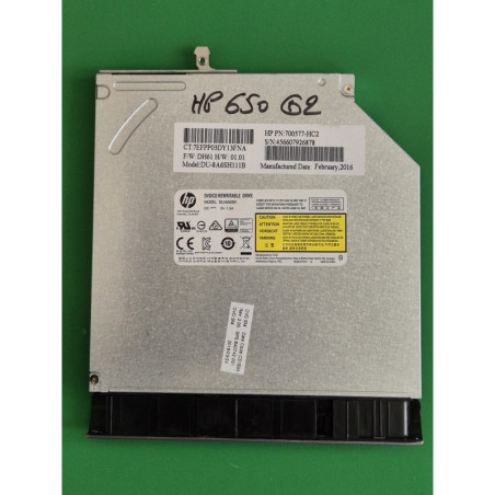 HP – Lecteur DVD HP 650 G2 – 700577-HC2 – pièce détachée PC portable