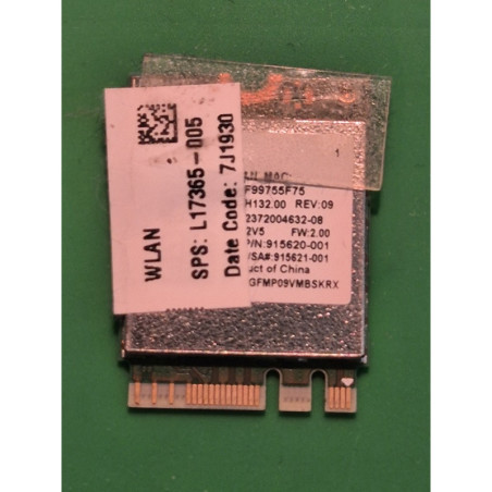 HP – Carte Wi-Fi HP 250 G7 – L17365-005 – pièce détachée PC portable