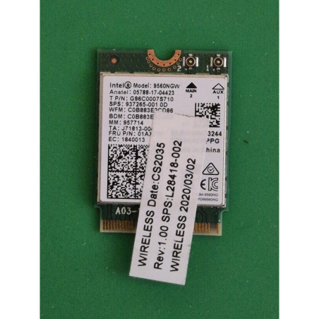 HP – Carte Wi-Fi HP EliteBook 850 G6 – L28418-002 – pièce détachée PC portable