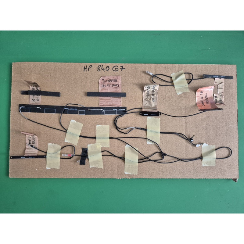 Kit Antennes capot d'écran Wi-Fi/WWAN pour HP EliteBook 840 G7