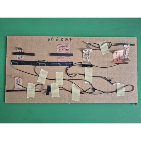 Kit Antennes capot d'écran Wi-Fi/WWAN pour HP EliteBook 840 G7