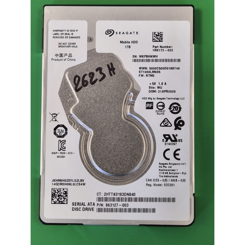 HDD Seagate ST1000LM035 – 1RK172-022 – disque dur PC portable