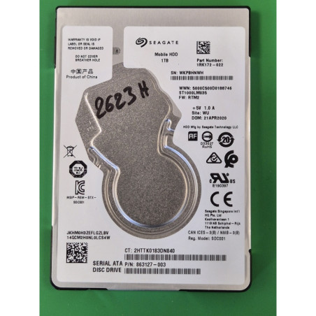 HDD Seagate ST1000LM035 – 1RK172-022 – disque dur PC portable