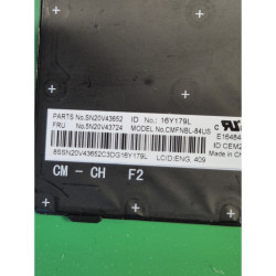 Lenovo – Clavier ThinKPad T14 G1 – 5N20V43724 – pièce détachée PC portable