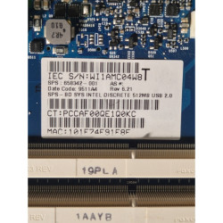 HP – Carte mère HP ProBook 4730S – 658342-001 – pièce détachée PC portable