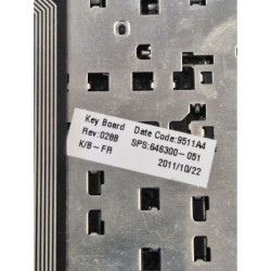 HP – Clavier HP ProBook 4730S – 646300-051 – pièce détachée PC portable