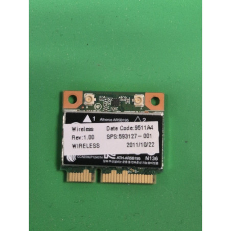 HP – Carte wifi HP ProBook 4730S – 593127-001 – pièce détachée PC portable