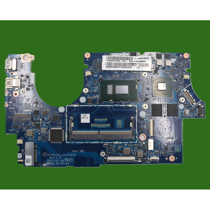 Lenovo – Carte mère Ideapad 720S-14IKB - 5B20Q25676 – pièce détachée PC portable