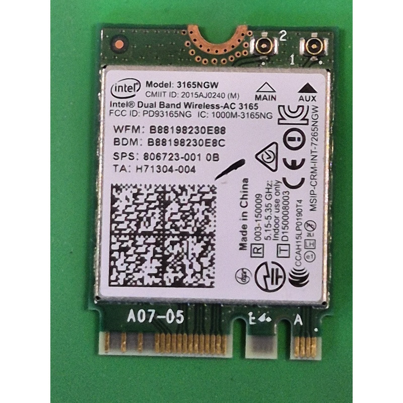 HP – Carte Wi-Fi HP 255 G5 – 806723-001 – pièce détachée PC portable