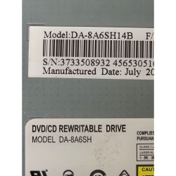 Asus – Lecteur dvd Asus P2520LA – DA-8A6SH14B – pièce détachée PC portable