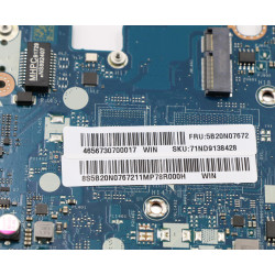 Lenovo – Carte mère Ideapad 510S-14ISK – 5B20N07672 – pièce détachée PC portable