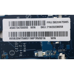 Lenovo – Carte mère Ideapad 710S Plus-13IKB – 	5B20M75965 – pièce détachée PC portable