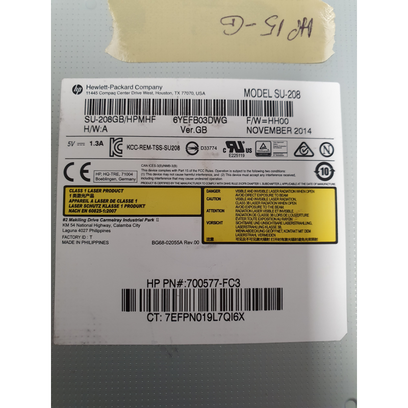 Carte mère pour ordinateur hp 14-ce0035nf (hors service à Loudun